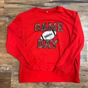 Red Game Day Sweatshirt